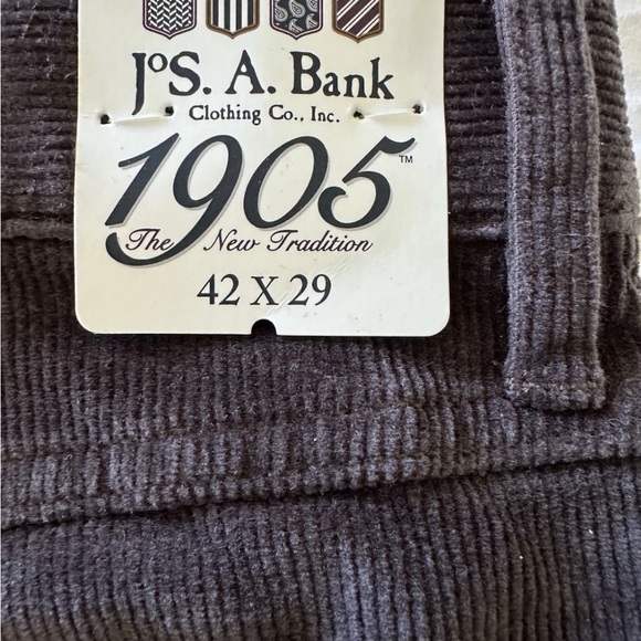 🆕 J.A. Bank 1905 Corduroy Pants 42x29 Brown | NWT Men’s Classic Fit - Picture 5 of 9